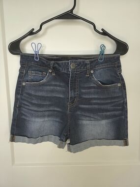 Aeropostale Dark Blue Denim Jean Shorts. Size 8. #TB